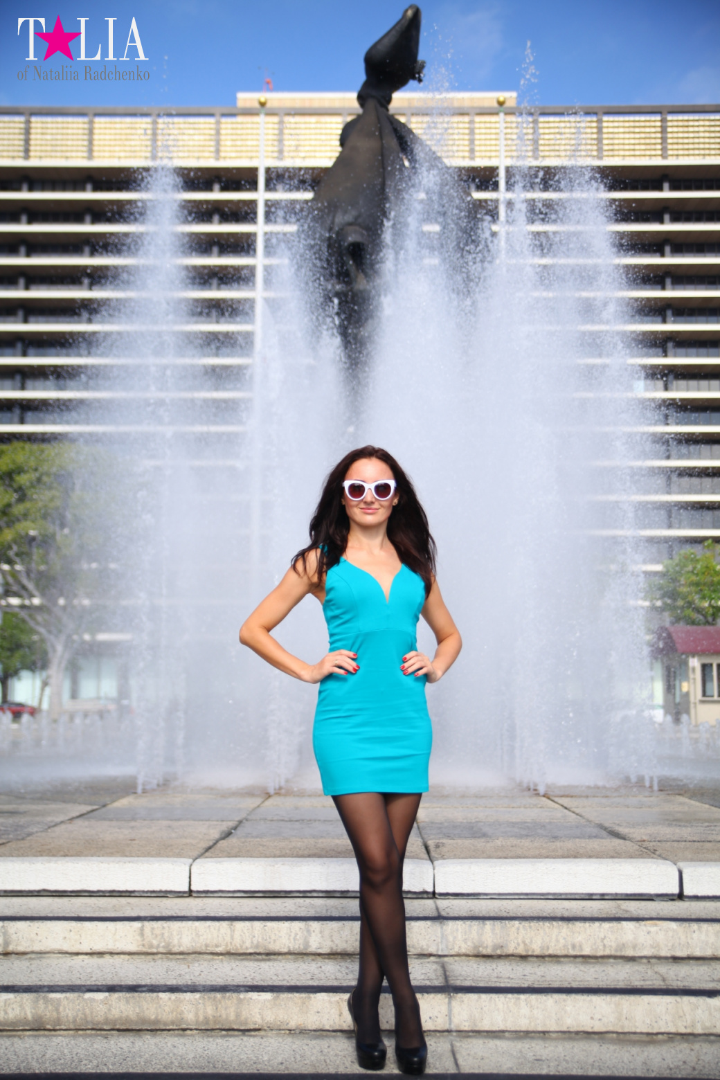 Даунтаун Лос Анджелеса + Знак LAX (Калифорния)